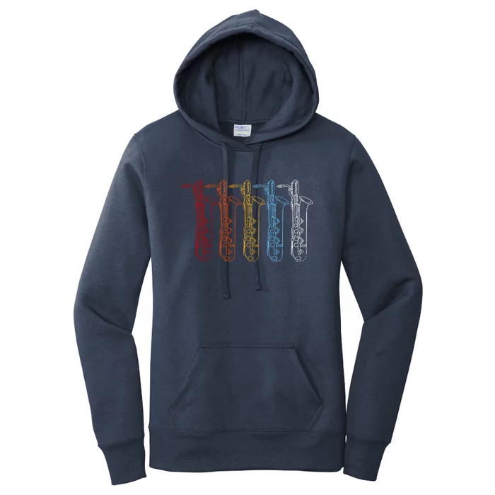 Saxophone Colors Women's Pullover Hoodie