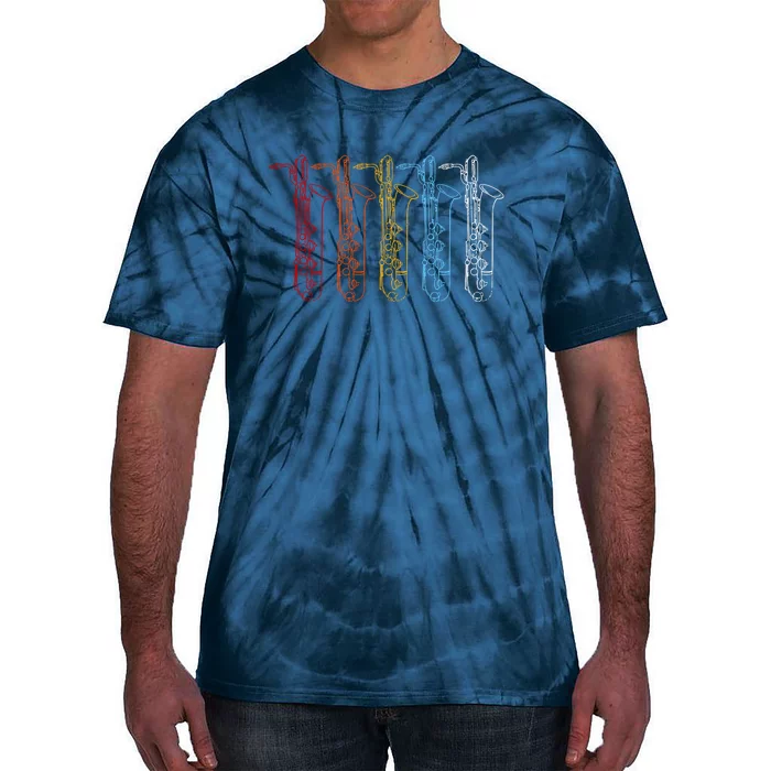 Saxophone Colors Tie-Dye T-Shirt