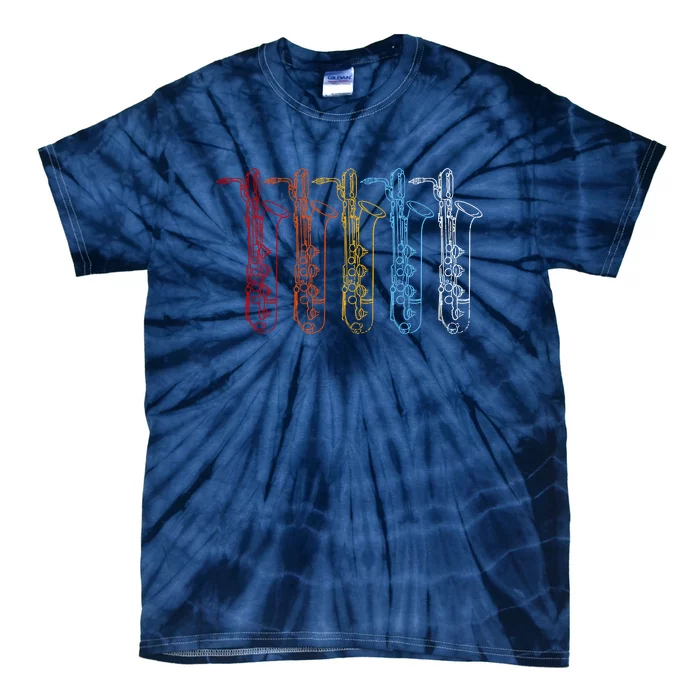 Saxophone Colors Tie-Dye T-Shirt