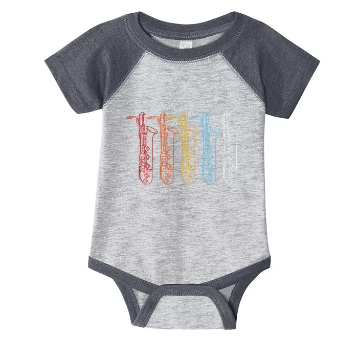 Saxophone Colors Infant Baby Jersey Bodysuit