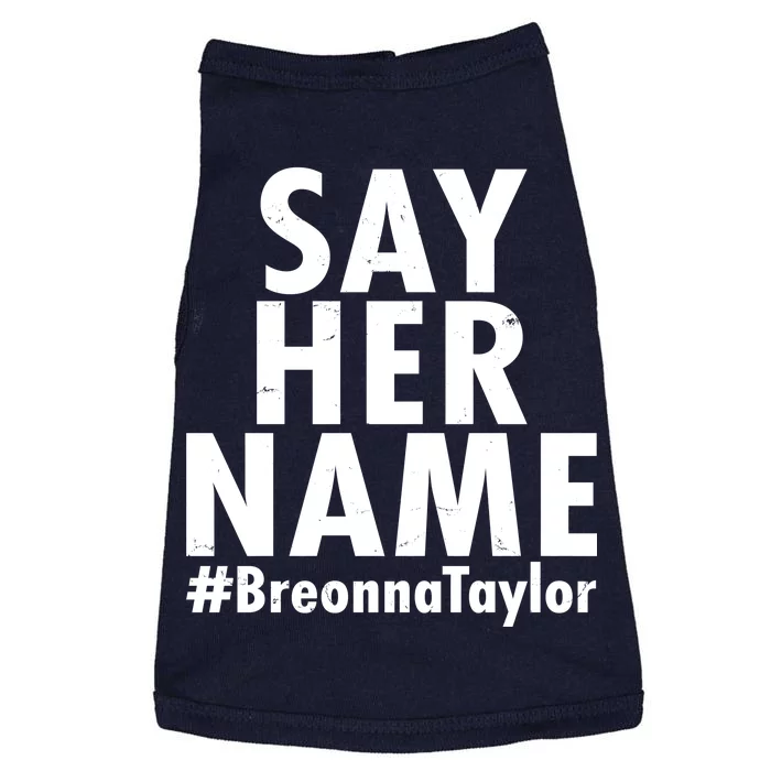 Say Her Name #Breonna Taylor BLM Doggie Tank