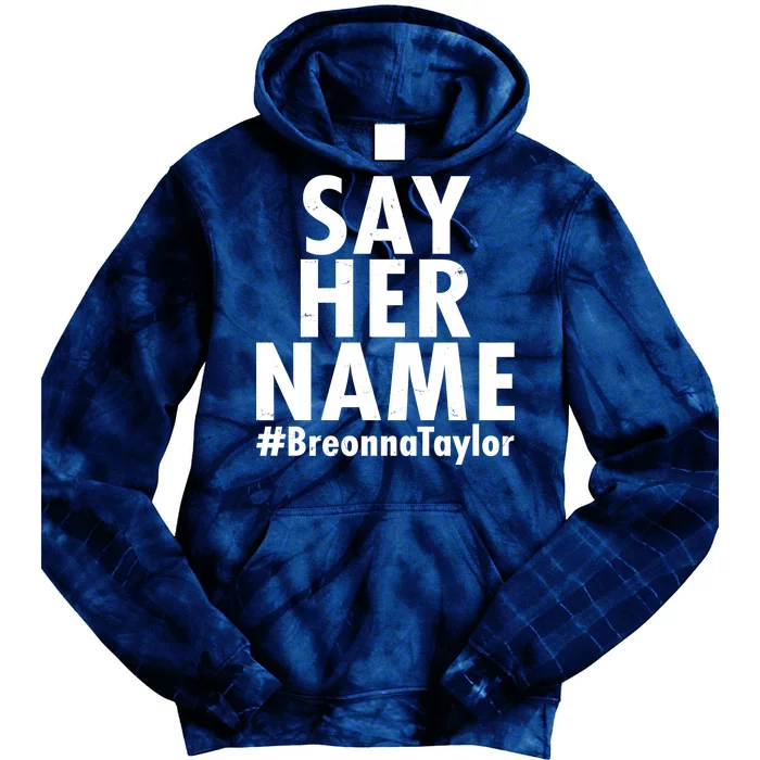 Say Her Name #Breonna Taylor BLM Tie Dye Hoodie