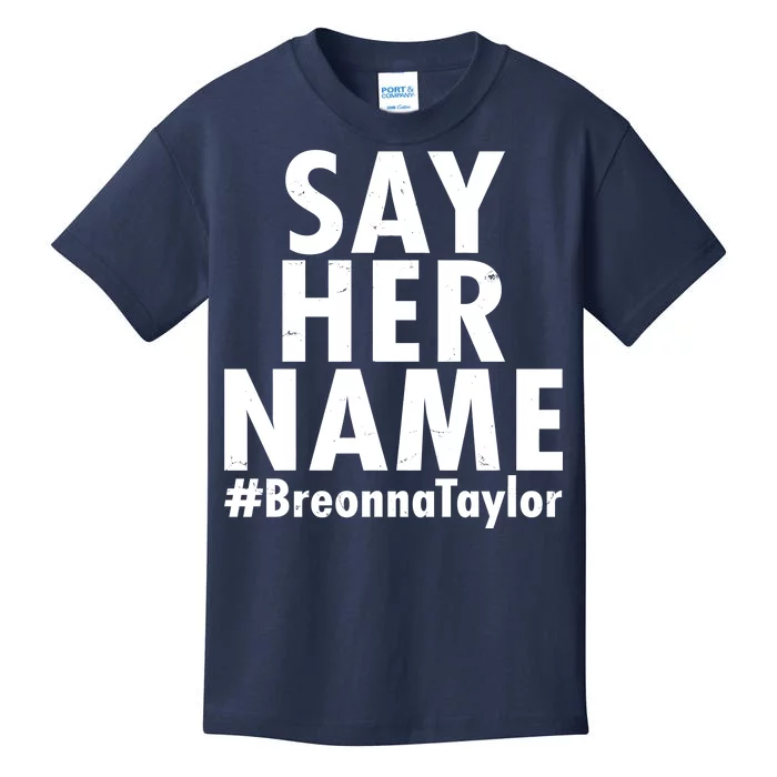 Say Her Name #Breonna Taylor BLM Kids T-Shirt