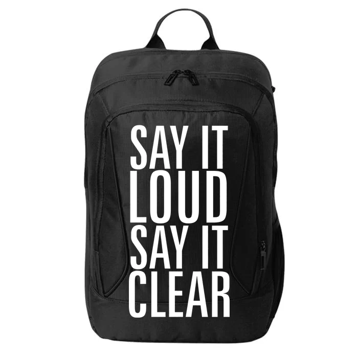 Say It Loud - Say It Clear - Resist City Backpack