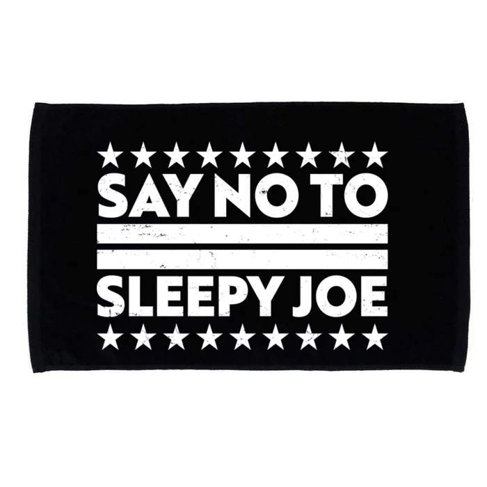 Say No To Sleepy Joe Pro-Trump Microfiber Hand Towel