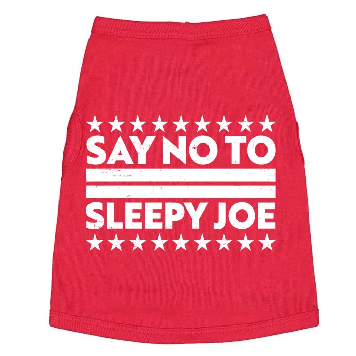 Say No To Sleepy Joe Pro-Trump Doggie Tank