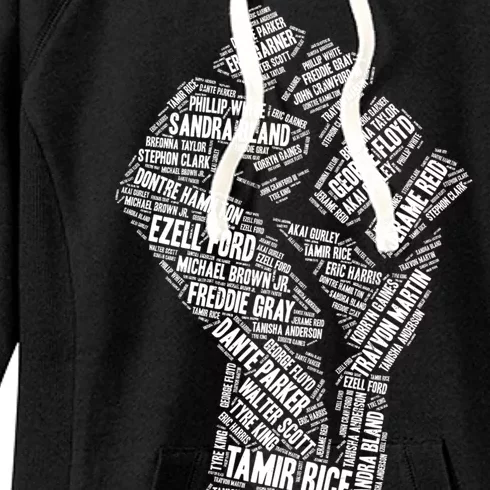 Say Their Names #BLACKLIVESMATTER Women's Fleece Hoodie