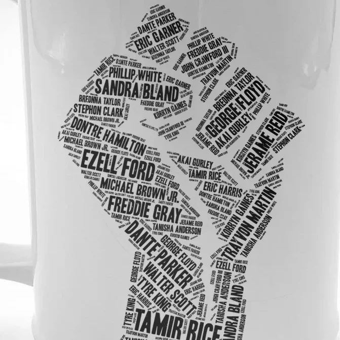 Say Their Names #BLACKLIVESMATTER Front & Back Beer Stein