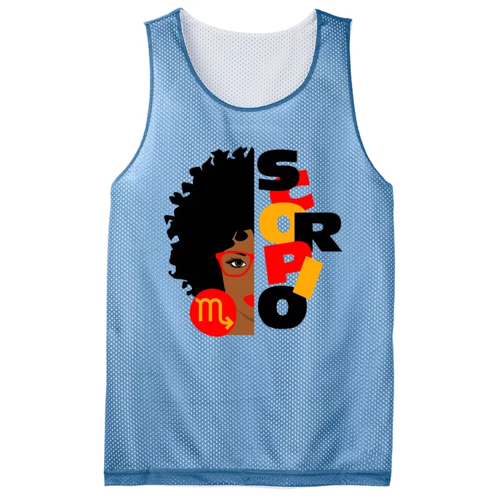 Scorpio Africa Zodiac Signs Birthday Cool Gift Mesh Reversible Basketball Jersey Tank