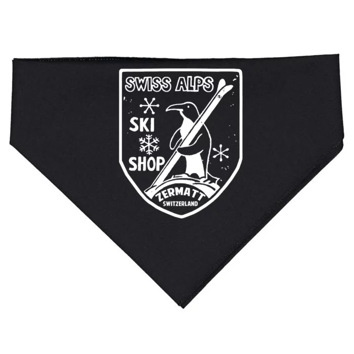 Swiss Alps Zermatt USA-Made Doggie Bandana