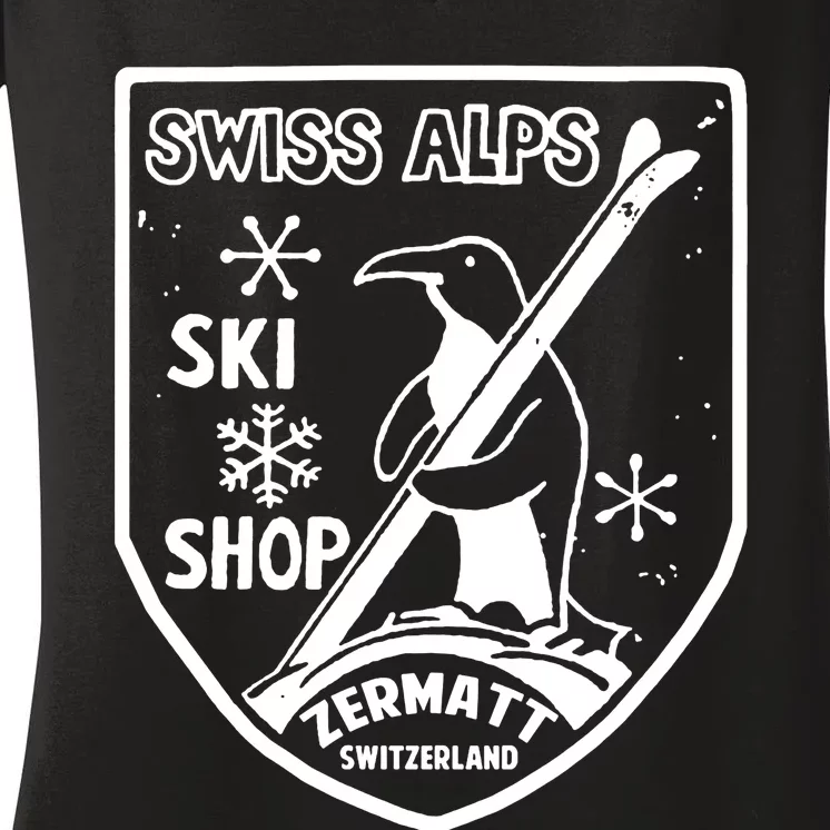 Swiss Alps Zermatt Women's V-Neck T-Shirt