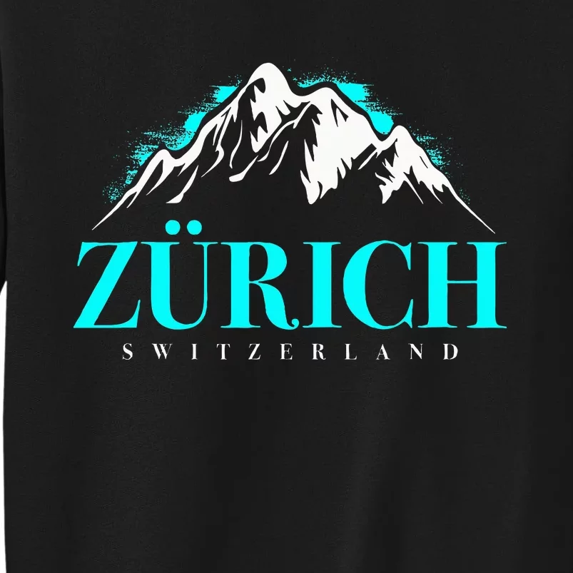 Swiss Alps Zurich Switzerland Tall Sweatshirt