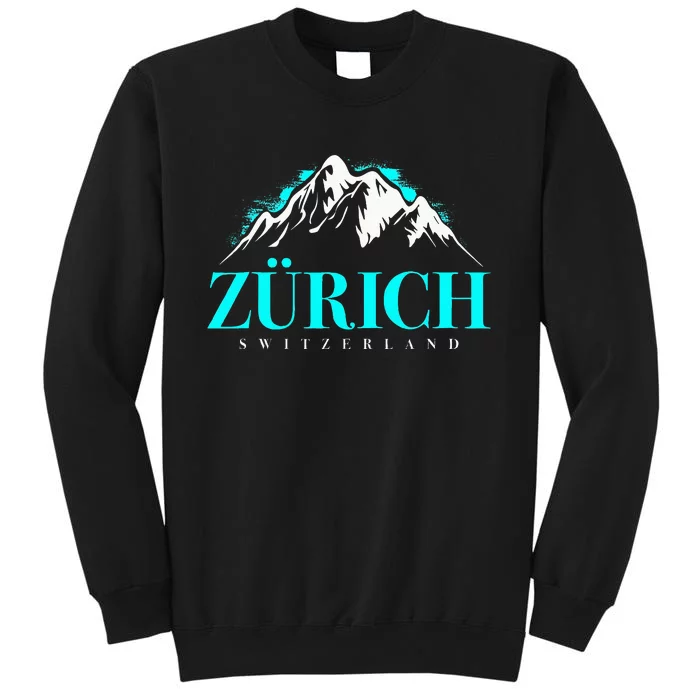 Swiss Alps Zurich Switzerland Tall Sweatshirt