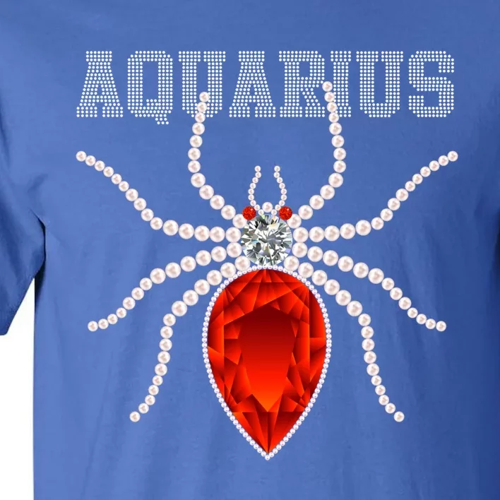 Spider Aquarius Zodiac Gift Tall T-Shirt