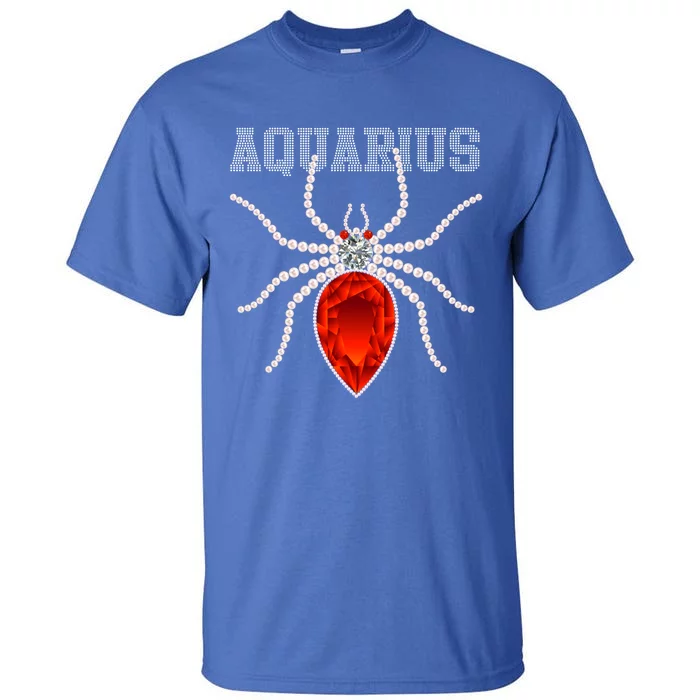 Spider Aquarius Zodiac Gift Tall T-Shirt