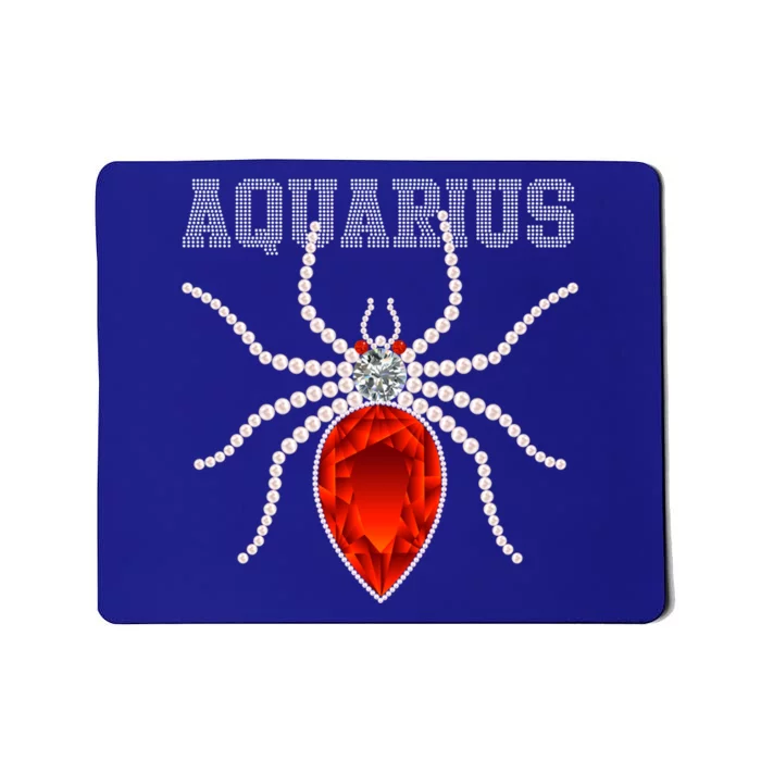 Spider Aquarius Zodiac Gift Mousepad