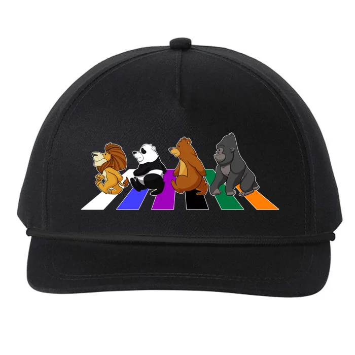 Straight Ally Zoo Animals Gay Rights Pride Week Gift Snapback Five-Panel Rope Hat