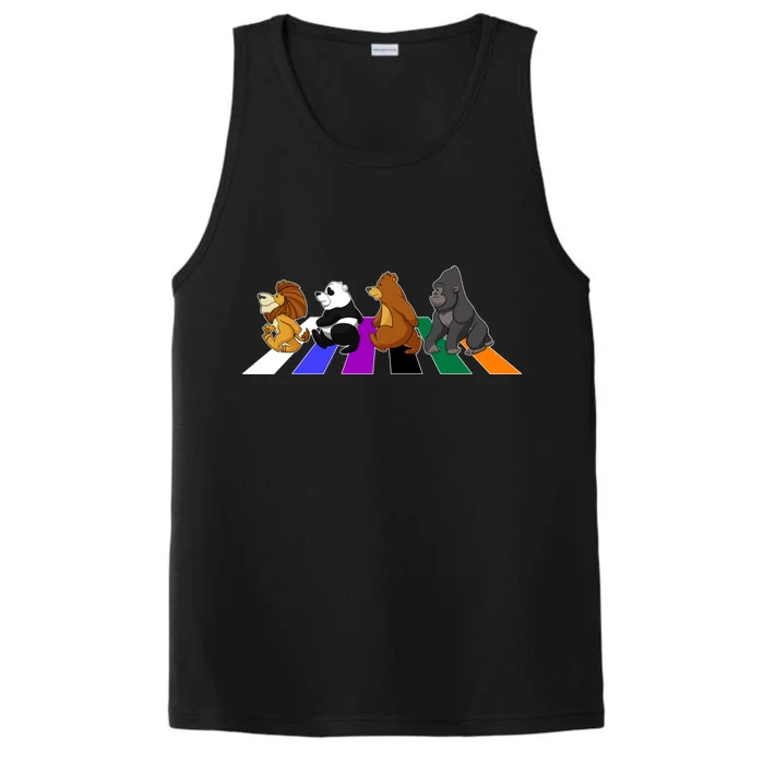 Straight Ally Zoo Animals Gay Rights Pride Week Gift Performance Tank