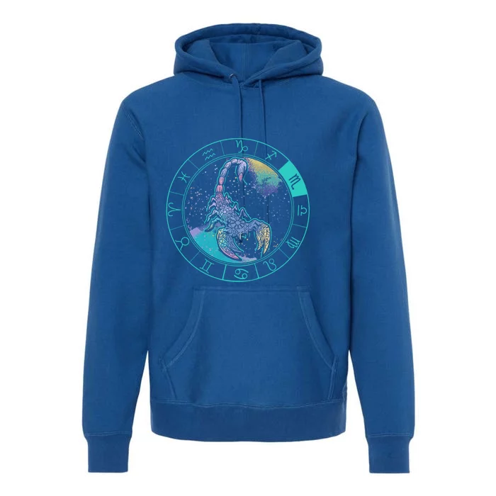 Scorpio Astrology Zodiac Horoscope Sign Gift Premium Hoodie