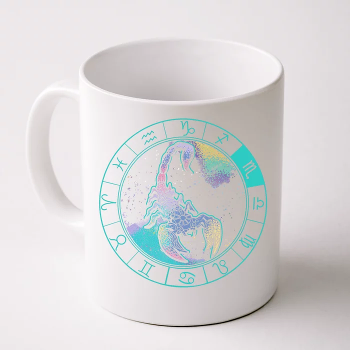 Scorpio Astrology Zodiac Horoscope Sign Gift Front & Back Coffee Mug