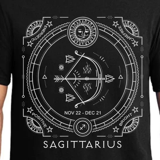 Sagittarius Astrological Zodiac Fire Sign Cute Gift Pajama Set