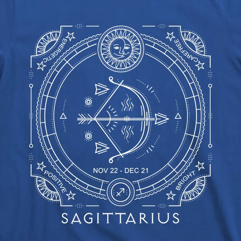 Sagittarius Astrological Zodiac Fire Sign Cute Gift T-Shirt