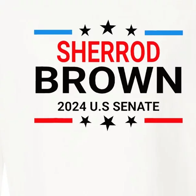 Sherrod Brown 2024 For Us Senate Ohio Oh Democrat Senator Cropped Pullover Crew