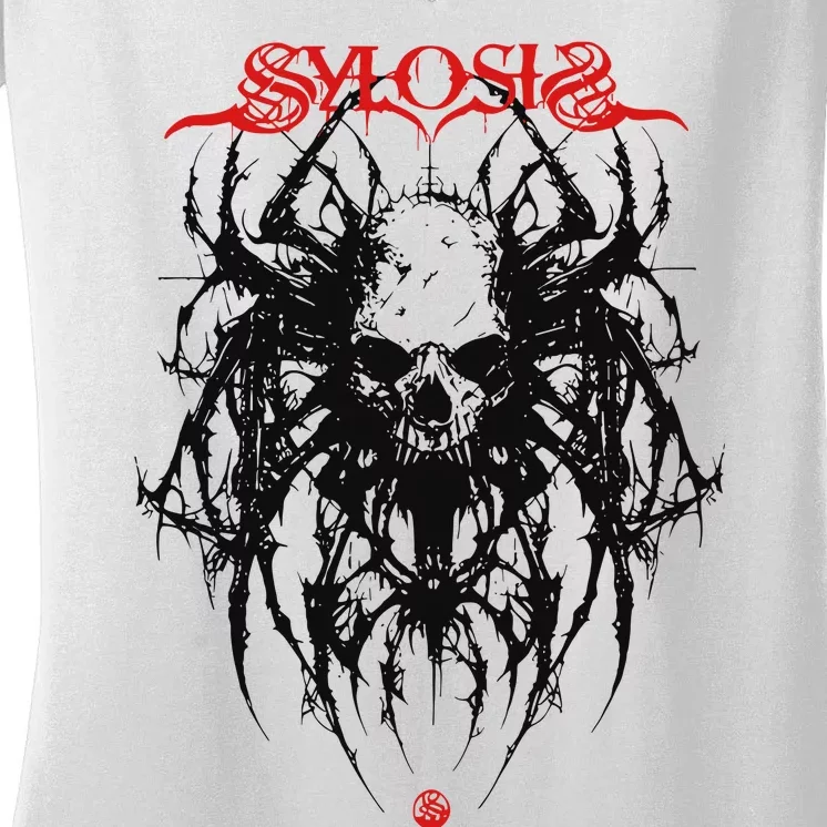 Sylosis Band 2024 Summer Women's V-Neck T-Shirt