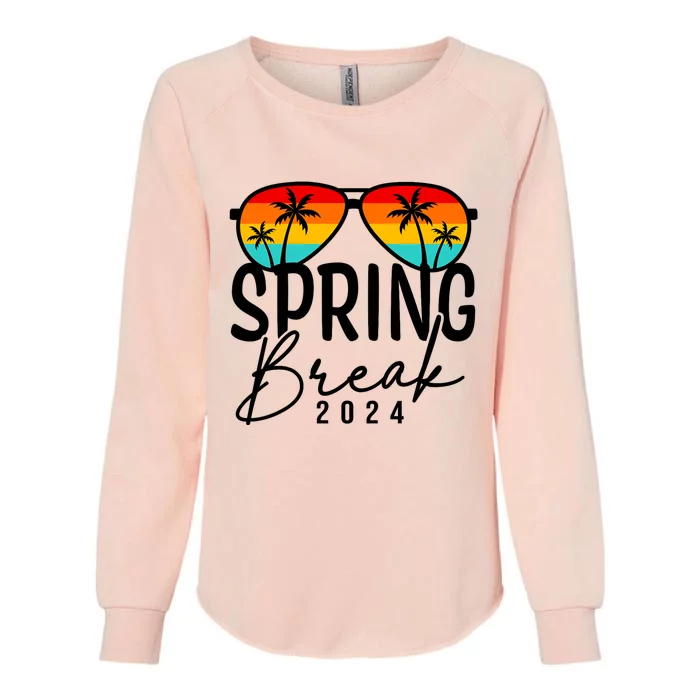 Spring Break 2024 Beach Week Group Vacation Matching Womens California Wash Sweatshirt