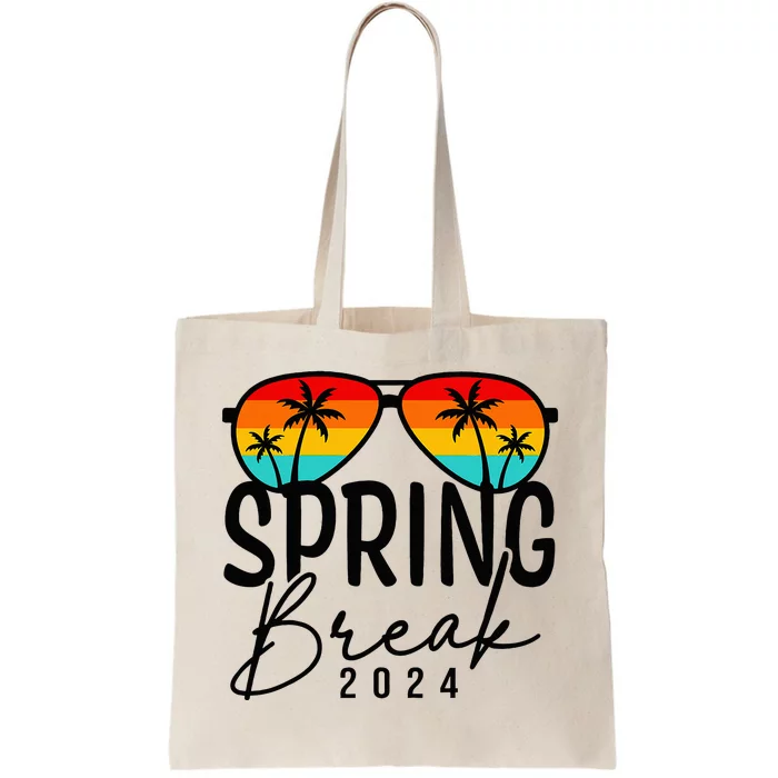 Spring Break 2024 Beach Week Group Vacation Matching Tote Bag