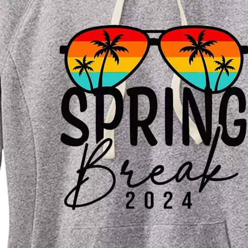 Spring Break 2024 Beach Week Group Vacation Matching Women's Fleece Hoodie