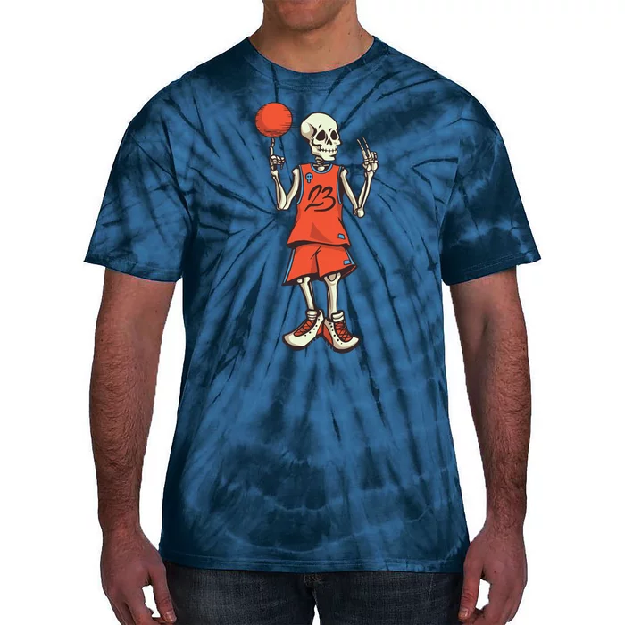 Skeleton Basketball Tie-Dye T-Shirt