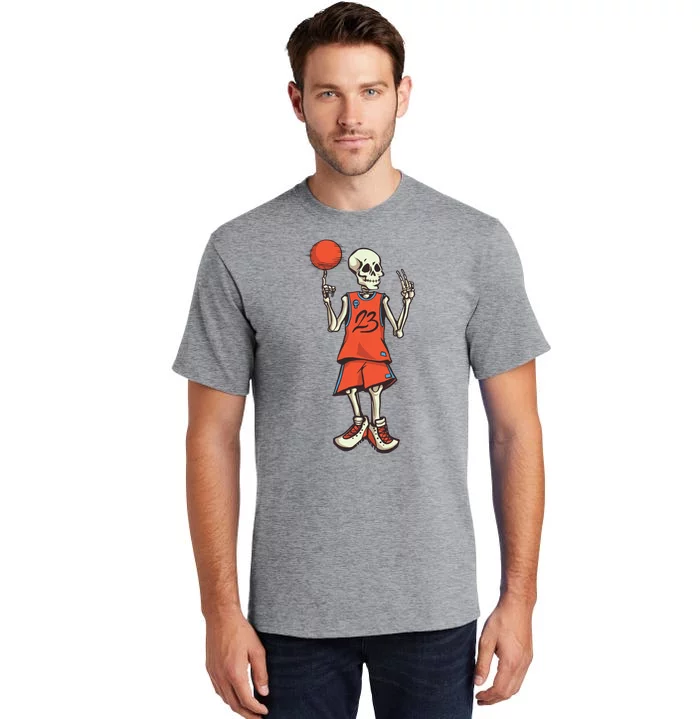 Skeleton Basketball Tall T-Shirt