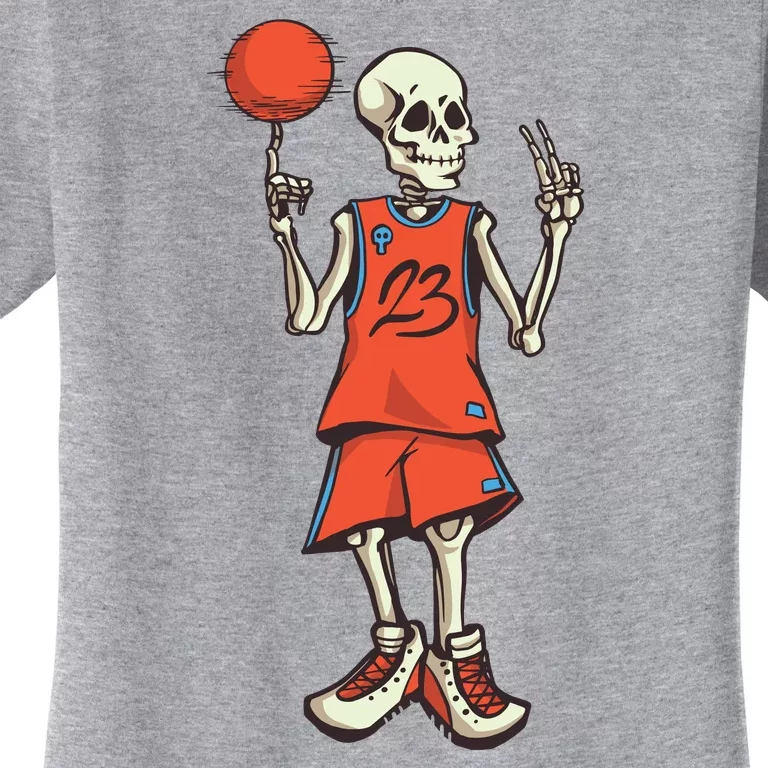 Skeleton Basketball Women's T-Shirt