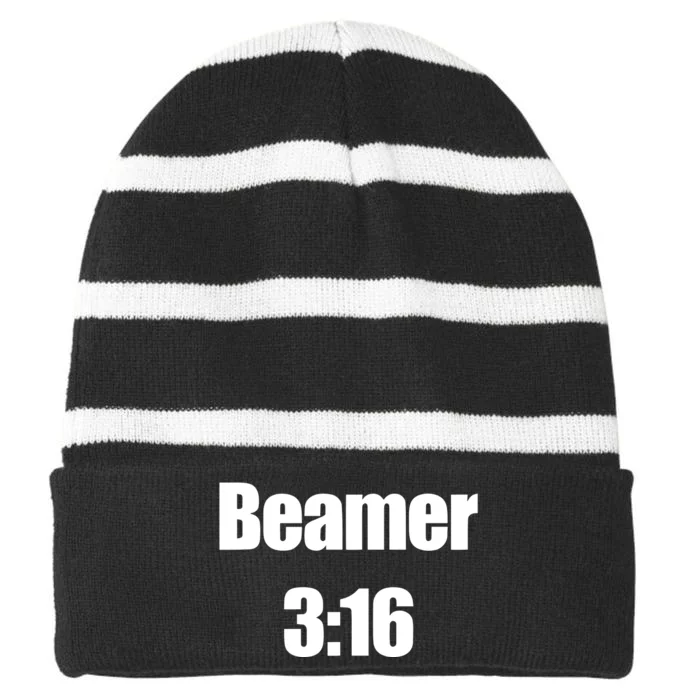 Shane Beamer 3 16 Striped Beanie with Solid Band