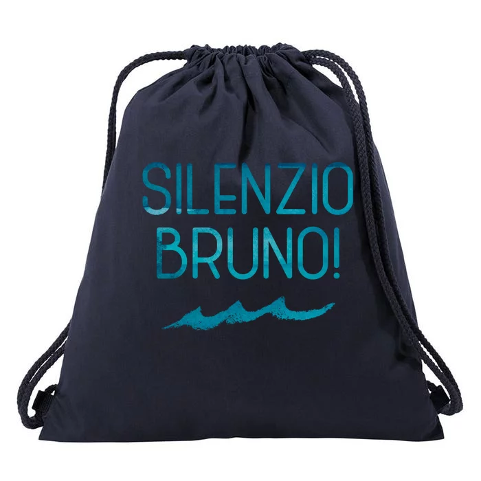 Silenzio Bruno! Drawstring Bag