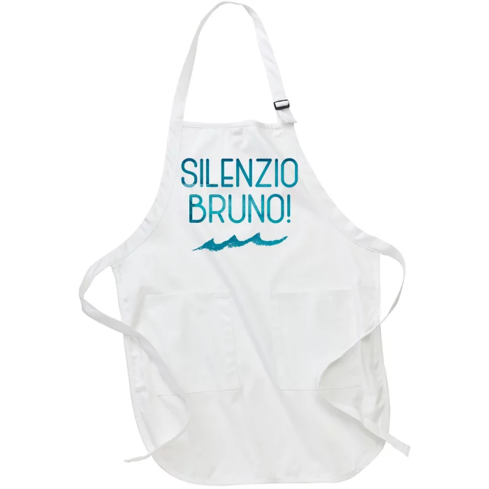 Silenzio Bruno! Full-Length Apron With Pocket