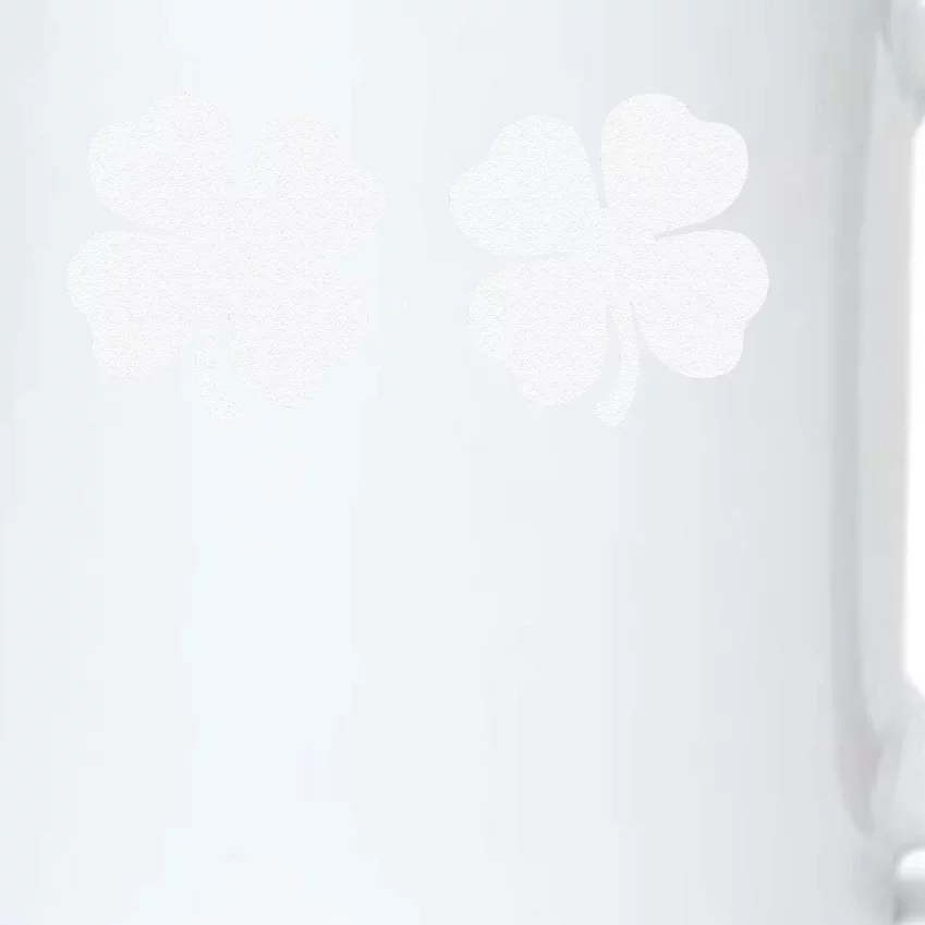 Shamrock Boobs 4 Leaf Clover Saint St. Patrick's Paddys Day Black Color Changing Mug