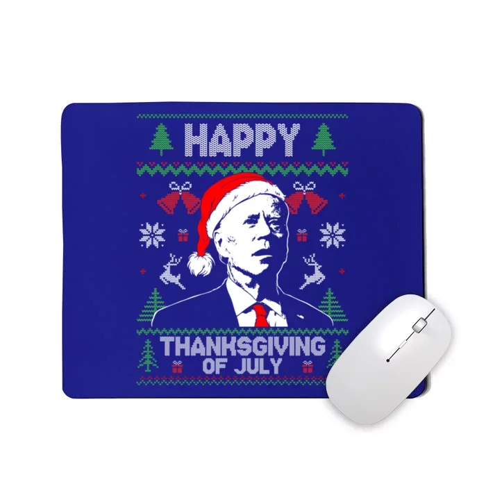 Santa Biden 4th Of July Thanksgiving Ugly Christmas Meaningful Gift Mousepad