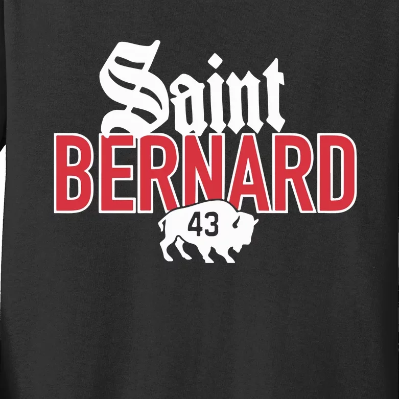 Saint Bernard 43 Kids Long Sleeve Shirt