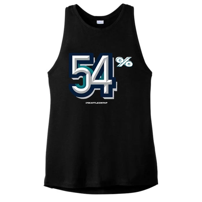 Seattle Baseball 54 Ladies Tri-Blend Wicking Tank