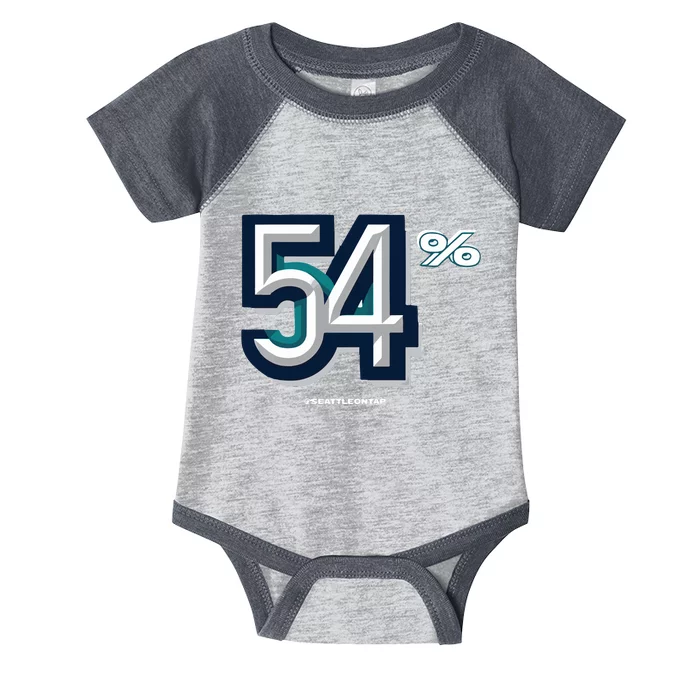 Seattle Baseball 54 Infant Baby Jersey Bodysuit