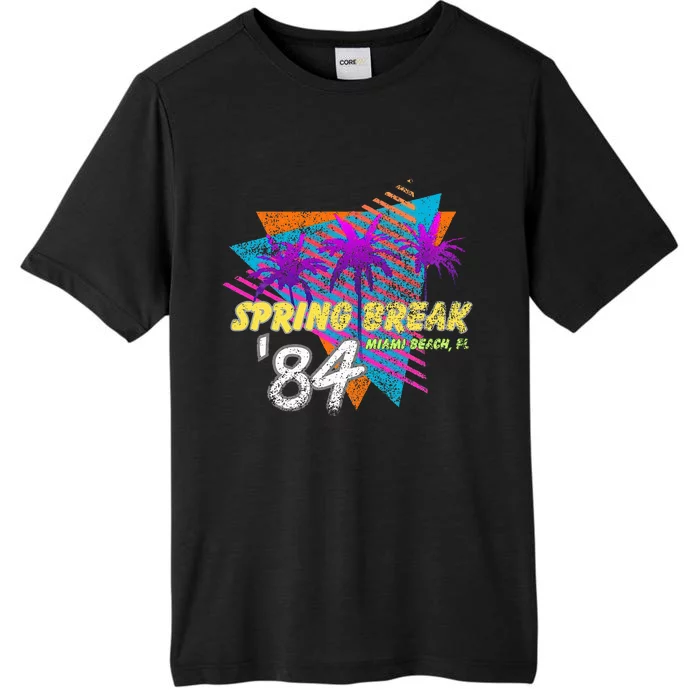 Spring Break 84 Miami Beach 80s Party Wear ChromaSoft Performance T-Shirt