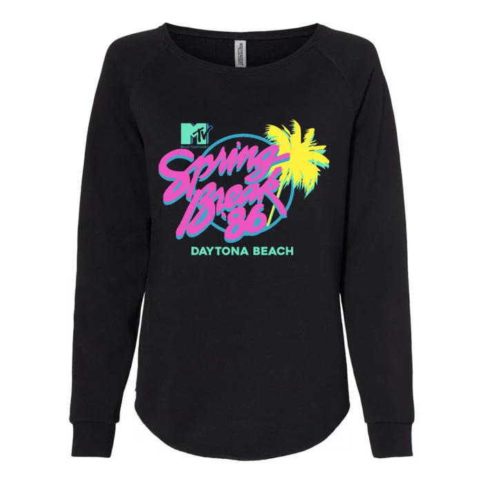 Spring Break 86 Daytona Beach Womens California Wash Sweatshirt