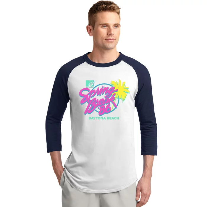 Spring Break 86 Daytona Beach Baseball Sleeve Shirt