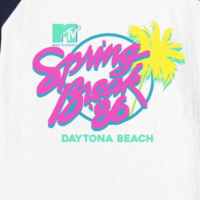 Spring Break 86 Daytona Beach Baseball Sleeve Shirt