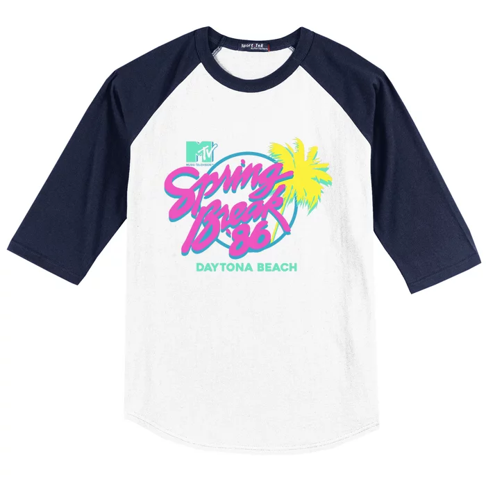 Spring Break 86 Daytona Beach Baseball Sleeve Shirt