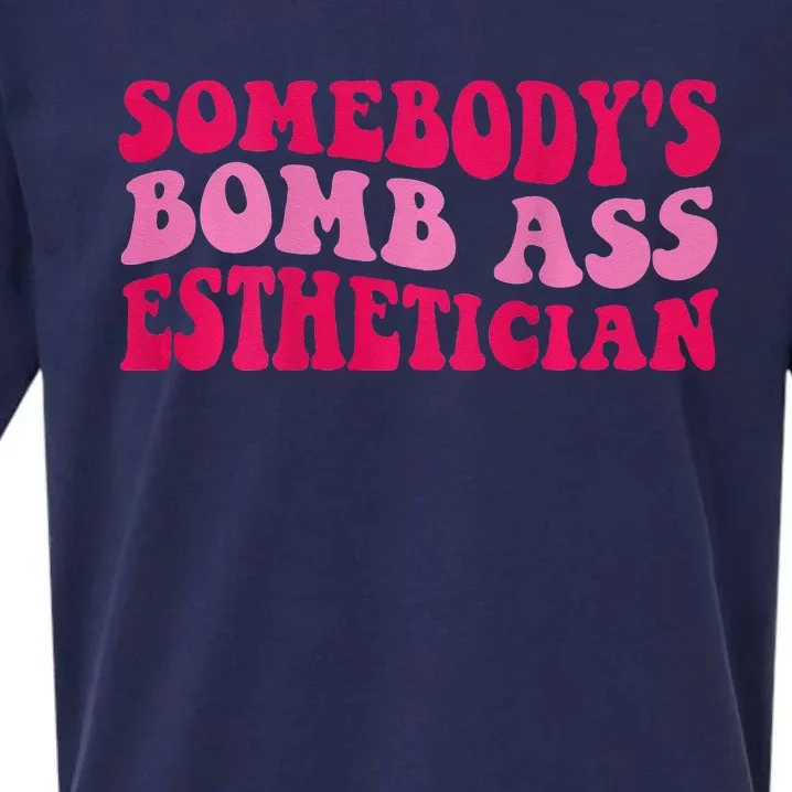 Somebodys Bomb Ass Esthetician Sueded Cloud Jersey T-Shirt