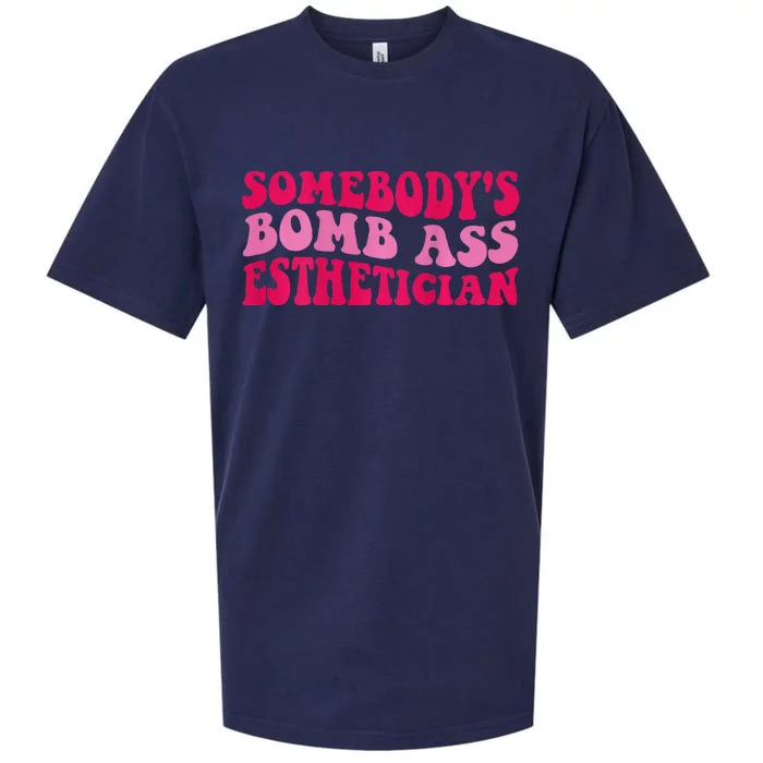 Somebodys Bomb Ass Esthetician Sueded Cloud Jersey T-Shirt