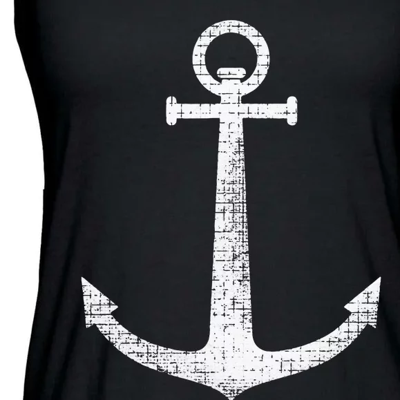 Sailing Boat Anchor Ladies Essential Flowy Tank